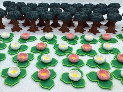 Divoká Amazonie - 3D žetony  (Life of the Amazonia - 3D tokens)