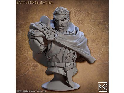 Battlemage Matija (busta)  Vanguard Fighters